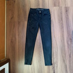 Black American eagle jeans